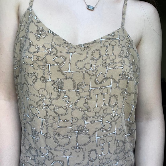 Patterned spaghetti strap cami - Picture 2 of 3